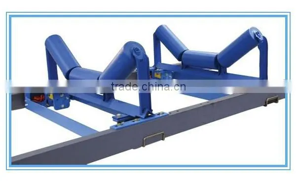 108mm Mining Metal Conveyor Troughing Carrying Idler With 3 Equal Idlers photo-3