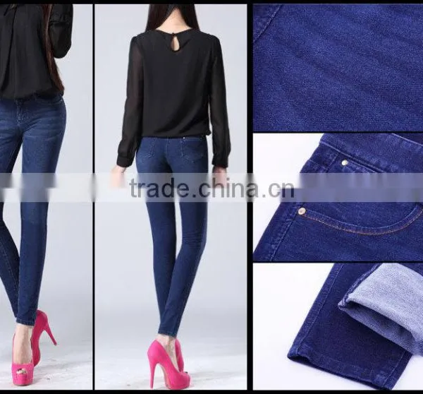 95% Cotton Indigo Dyed Knit Denim photo-4