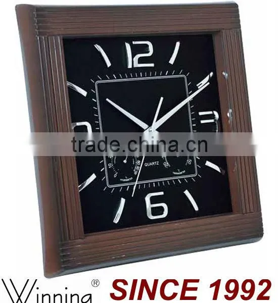Home Decorative Plastic Temperature Clock