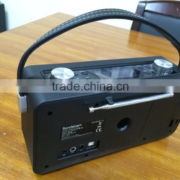 High Quality Portable Leather DAB Radio With Bluetooth photo-3