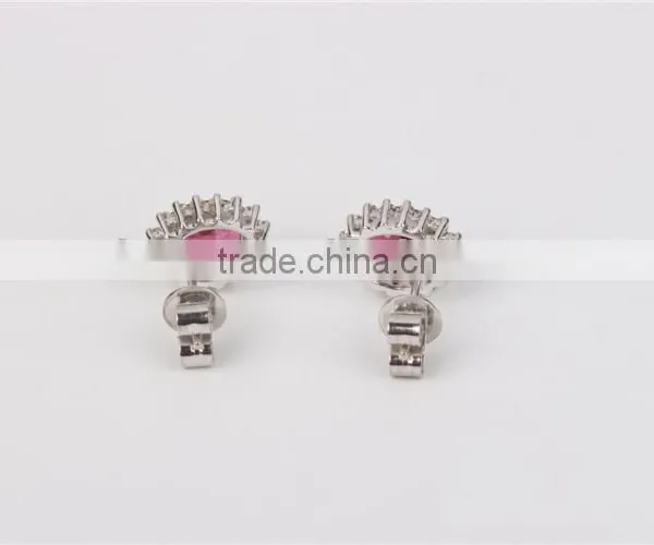 Latest Ladies Fashion Girl Earrings With Diamond Stone photo-6