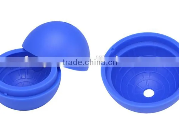 Food Grade Silicone BPA Free Ice Ball Maker , Ice Ball Sphere Mold For Whisky And Cocktail photo-5