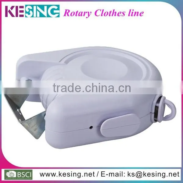 Plastic Wall Mounted Retractable Rotary Clothes Line
