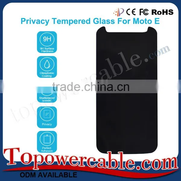Manufacturing Premium Privacy Tempered Glass Phone Screen Protectors For Moto E Brands photo-2