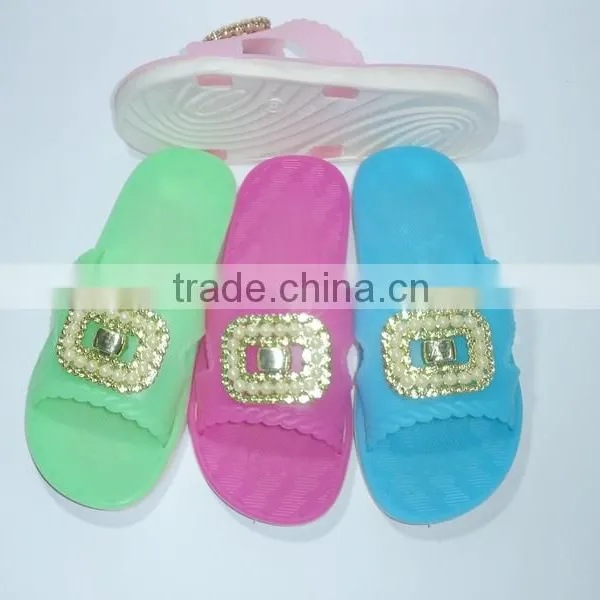 Jelly Slipper With Flower for Lady Pvc Slipper photo-2