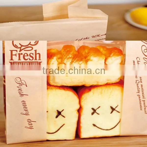 Made in China Printed Recycle Baguette Kraft Paper Bread Bag photo-4