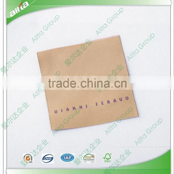 High Density and Soft Custom Woven Garment Label photo-4