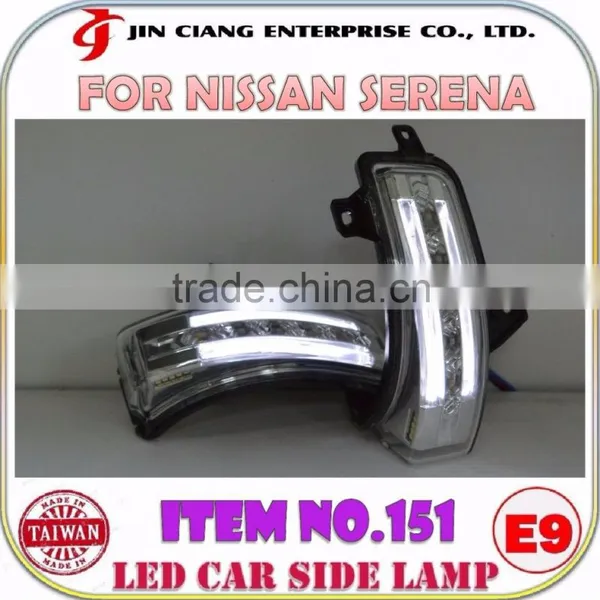 Body Kit Side Mirror Light FOR NISSANN SERENA C26 LED REAR SIDE LAMP photo-4