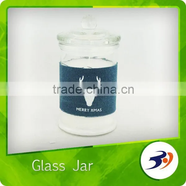 Wholesale Glass Jar Clear Glass Candle Holder