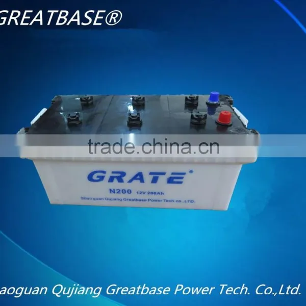High Quality N200- 12V 200ah Dry Charge Heavy Duty Vehicle Battery photo-4