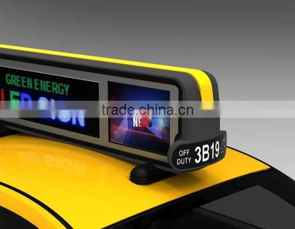 P5mm Full Color Taxi Led Display Outdoor With Waterproof Function Led Taxi Roof Sign for the Advertising Quality Choice