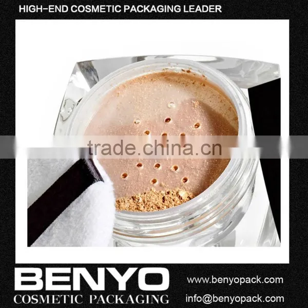 2014 New Arrival Plastic Loose Powder Jar With Sifter photo-2