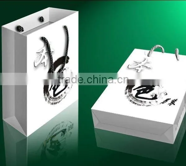 2016 Hot Sales Custom White Paper Bag photo-5