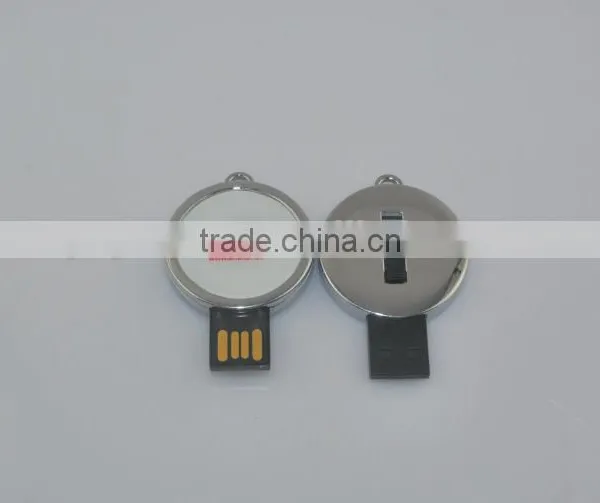 8G 16G Round Metal Pen Drive as Promotional Gift photo-6