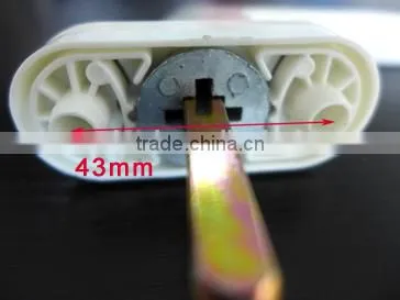PVC Casement Door Handle With Lock,Door Hardware photo-3