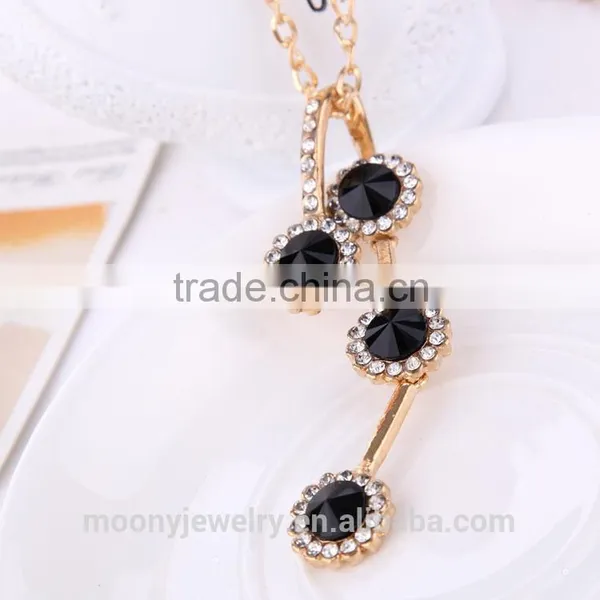 Wholesale Factory Derect Sell Female Necklace, Large Crystal Beads Necklace Jewelry