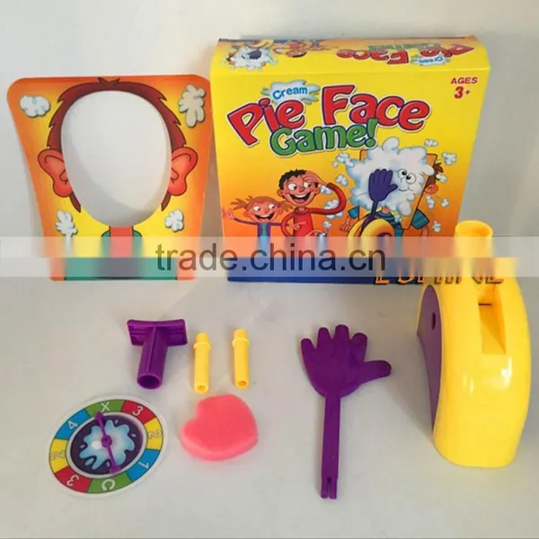 2016 New Rocket Games Pie Face Funny Exciting Plastic Game Toy Running Man Pie Face photo-4