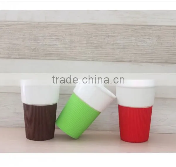 8 oz Ceramic Coffee Mug With Silicone Case photo-3