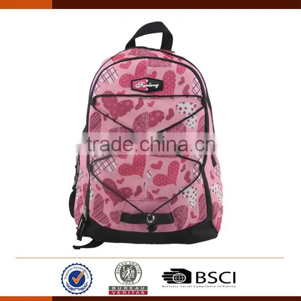 Fashion 600D Sublimation School Bags Backpack photo-4