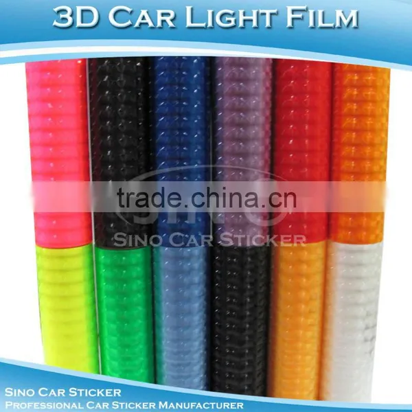 High Quality Sino Brand Wholesale PVC Material 3D Car Head Light Film photo-5