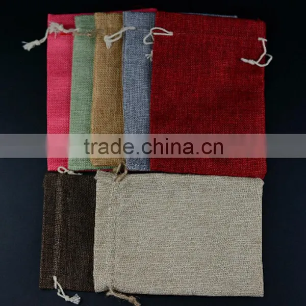 New Design Natural Jute Pouch With Cotton Rope China Supplier photo-5
