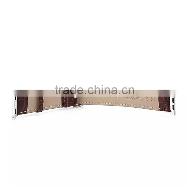 Personal Factory Production Leather Watch Band for Iphone Watch photo-3