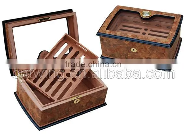 Premium Handmade Humidors With Cedar Wood Cigar Box photo-3