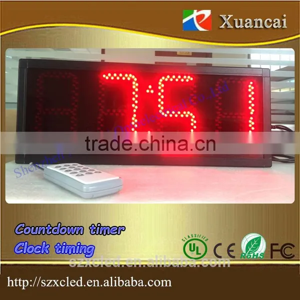 Indoor Digital Numbers Led Timer Board 5'' Timing Clock or Countdown Timer photo-4