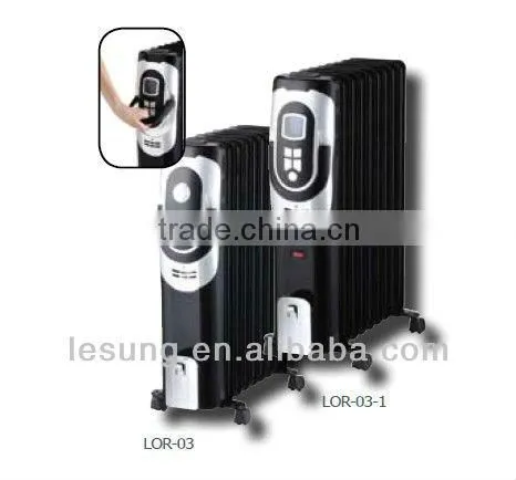 Oil radiotor heater with LCD control