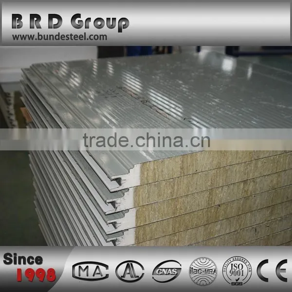 Manufacturer of Cheap Good Quality Rock Wool Sandwich Wall Panel Price photo-4