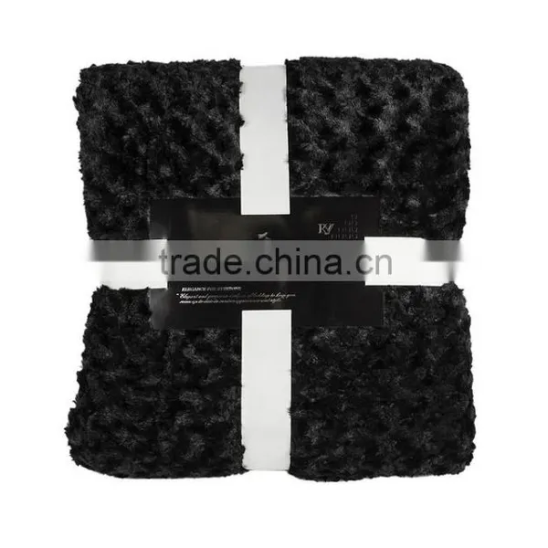 100% Polyester Plain pv Fleece Gifts Promotional Blanket and Pillow photo-5