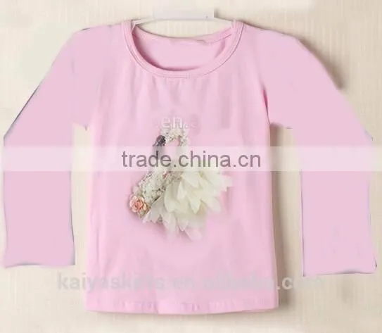 New Winter Basic Design Printed Cotton Tops Apparel for Kids photo-3