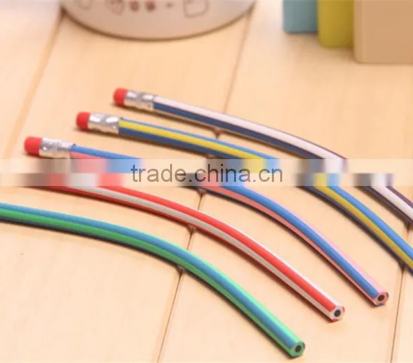Colorful Magic Bendy Flexible Soft Pencil With Eraser For Kids Student School Office photo-5