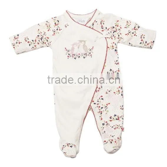 Children Pullover Knit Fabric Printed Rumper