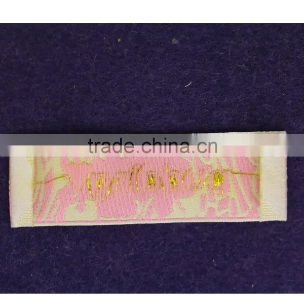Shenzhen Hot Sale Clothing Center Fold Computerized Woven Label photo-2