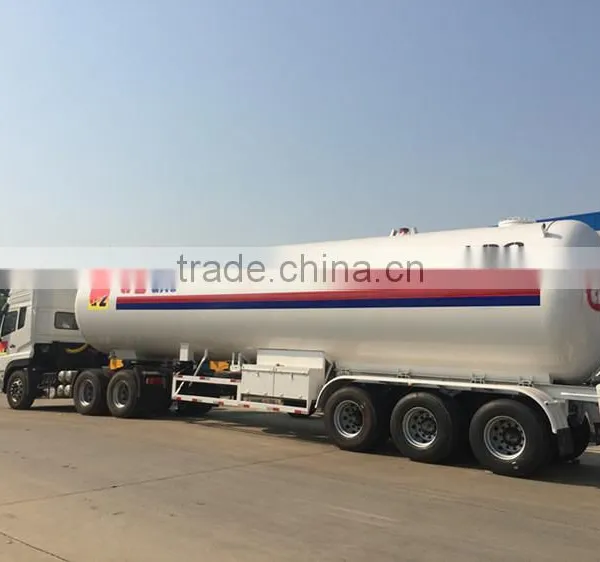 High Performance 58.5m3 Propane Tri-axle Lpg Tank Trailer photo-5
