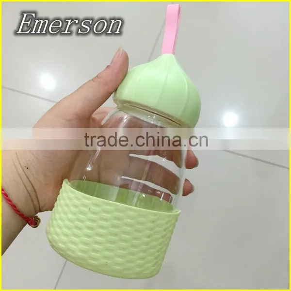 250ML Silicone Cover Sport Water Bottle Water Bottle Joyshaker Outside Seal Juice Bottle Infuser Water Bottle photo-2