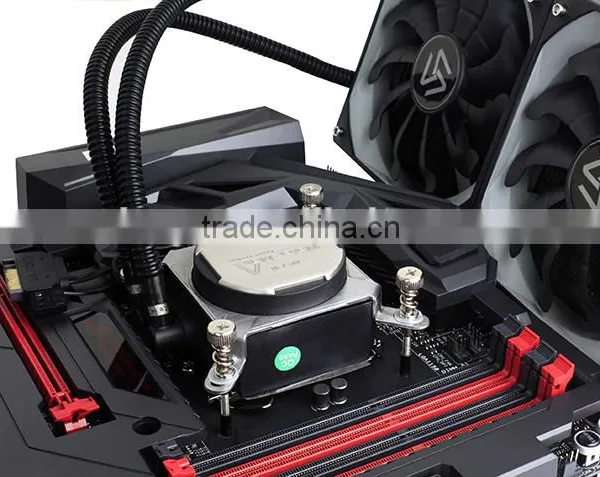 WaterMax240 Cpu Copper Computer Radiator Case Liquid Cooling Block PWM Connector With 12025 Case Fan Silent Fan photo-4