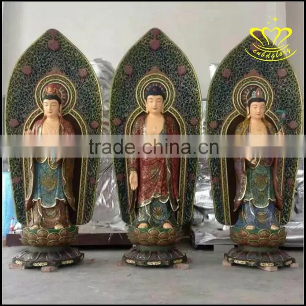 Maitreya Buddha Casting Bronze Statue of the Temple of the Temple Worship Buddha Sculpture photo-5