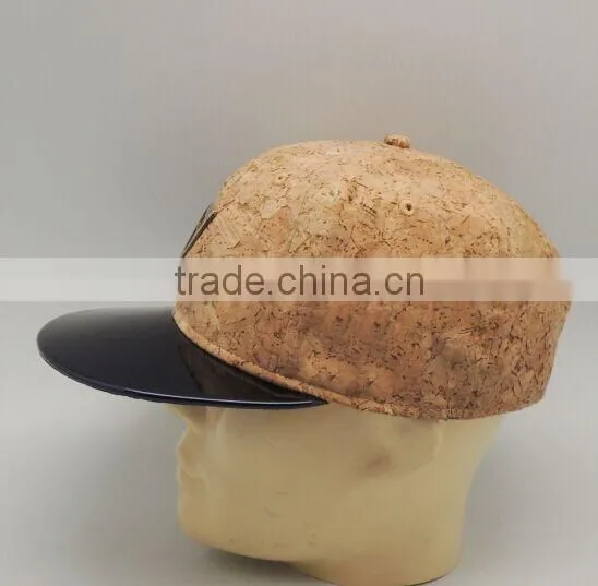 Metal Plate Flat Brim Custom Cork Caps photo-2