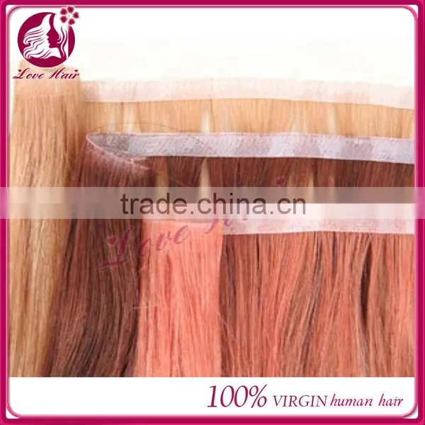 Cheap Virgin Brazilian Human Hair Tape Hair Extension photo-5