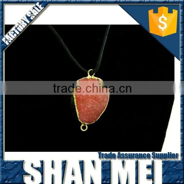Hot Sale Handmade Natural Agate Carnelian Pendant Necklaces for Women's photo-4