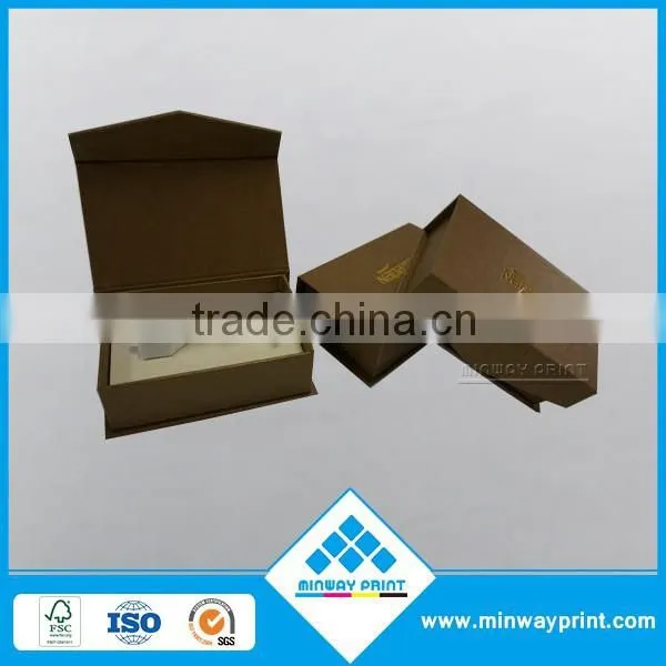 New Design Rigid Cardboard Book Box With White EVA Foam Insert Can be Customized photo-2
