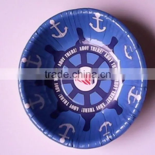 7" Disposable Logo Printing Rice Paper Water Bowlrice Paper Water Bowl photo-2