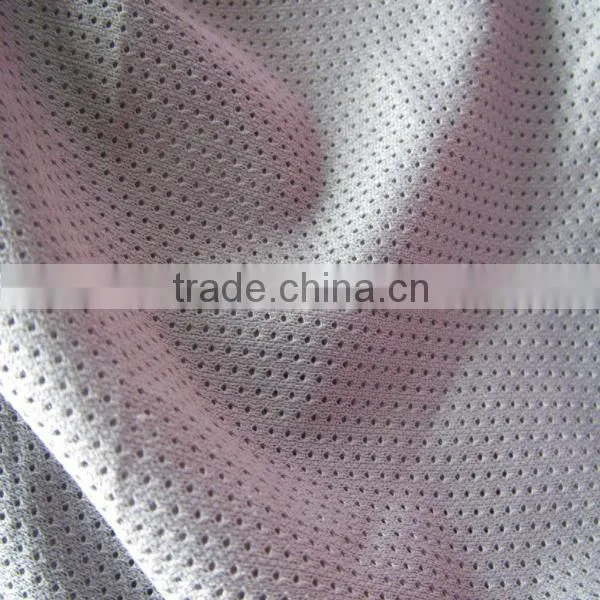 100% Polyester Warp Knit Mesh Jersey Fabric for Linging