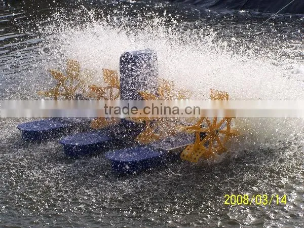 Economic Fish and Shrimp Farming Floating Surface Paddle Wheel Aerator for Pond photo-3