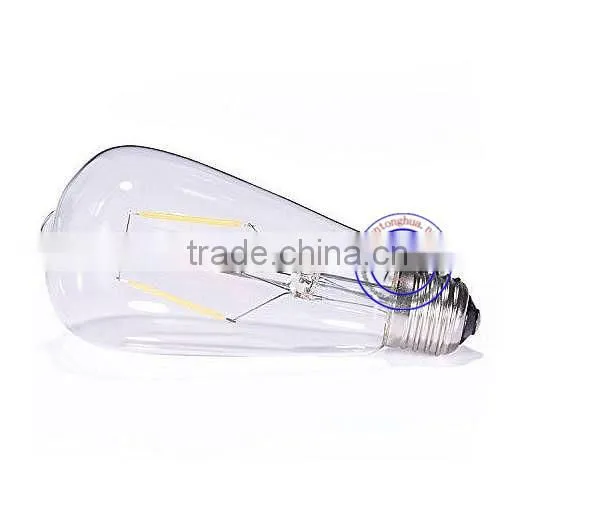 Antique Vintage Retro Edison Light Bulbs ST64 2W 4W 6W E27 220V Filament Edison Decorative Incandescent Light Bulbs photo-3