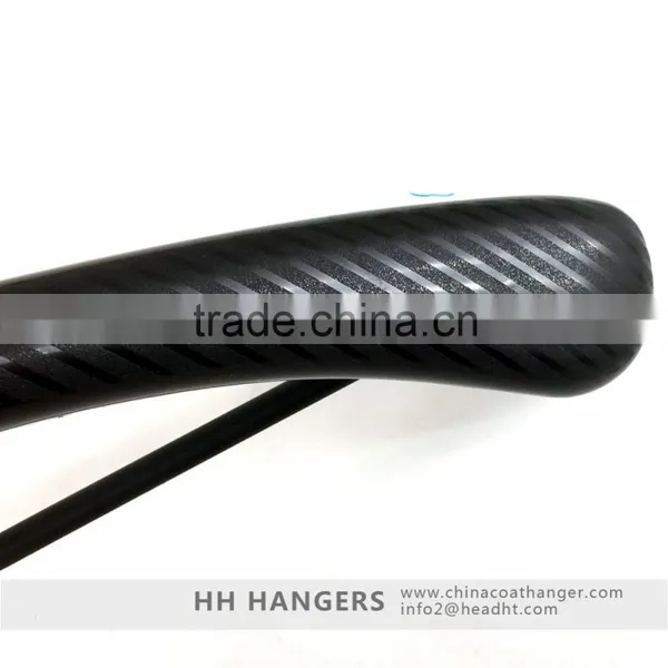 Hot-selling Black Plastic Suit Hanger With Pant Bar photo-5