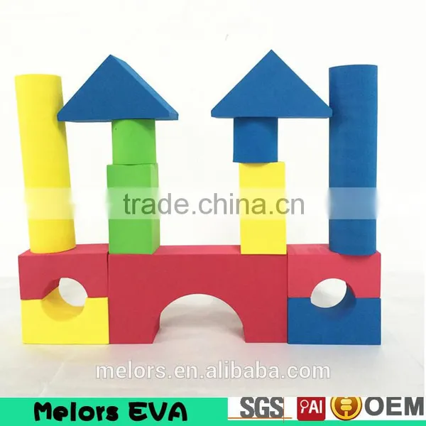 Melors Fancy Eva Building Block Toys Plastic Diy Building Blocks Toys Alphabet Building Blocks Toys