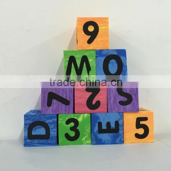 Charming Non-toxic High Quality Cheap EVA Foam Custom High Quality Plastic Alphabet Shape Building Block photo-4